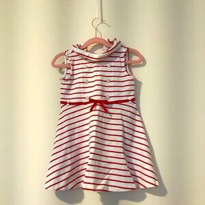 Janie and Jack striped ponte dress